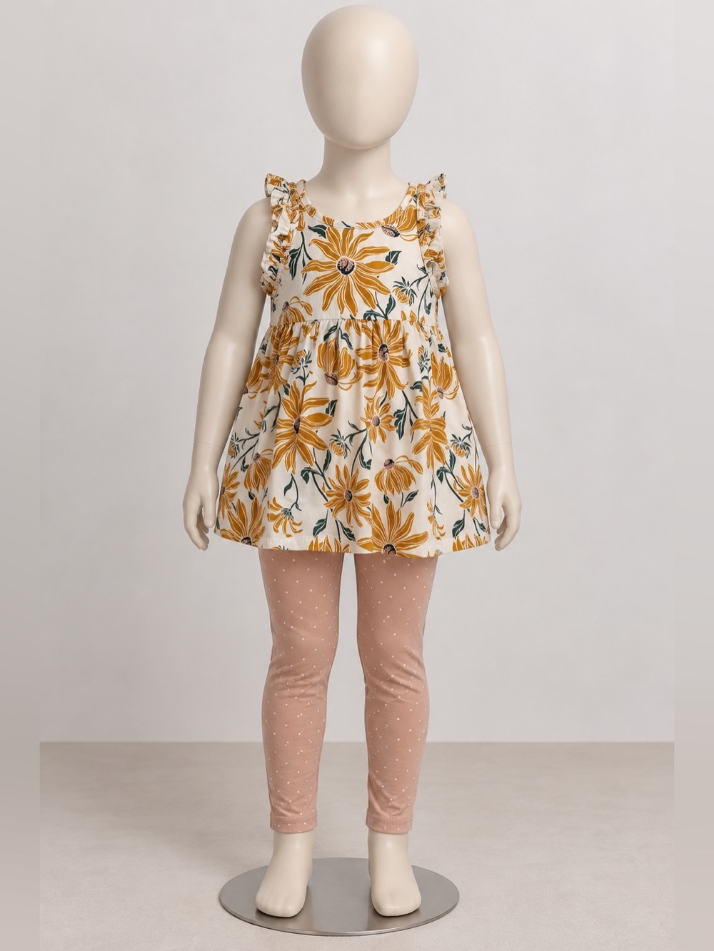 ISAAC MIZRAHI Floral & Polka Dot Pants Set size 5T